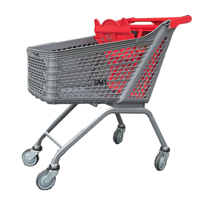 New Suzhou Plastic Factory Folding Collapsible Plastic Shopping Cart