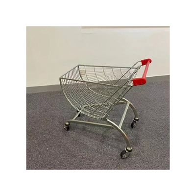 Wholesale High Quality Movable Coffee Grocery And Display Cart With Swivel Wheels