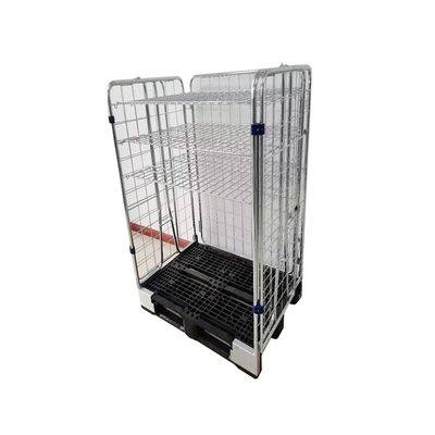 Storage and wire wholesale professionally produced diplay Mesh Containers Warehouse Trolley factory storage