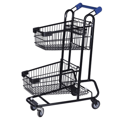 Unfolding Shopping Trolley/Supermarket Trolley/Folding Shopping Trolley With Basket