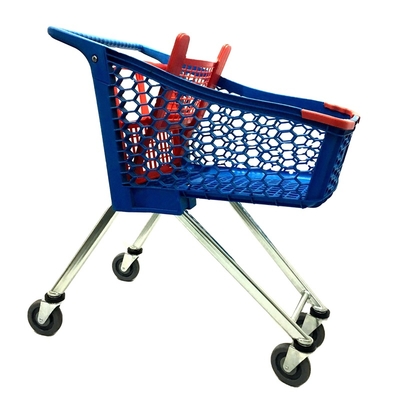 Impressive Colorful Unveiling Supermarket Trolley For Retail Store Shopping Cart